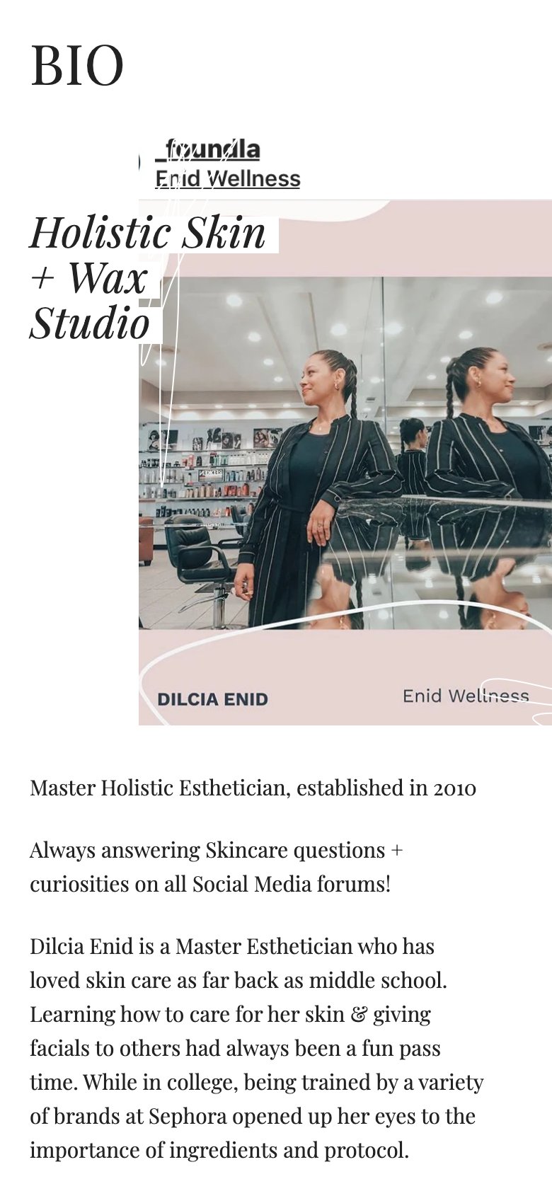 Website by @enid.wellness